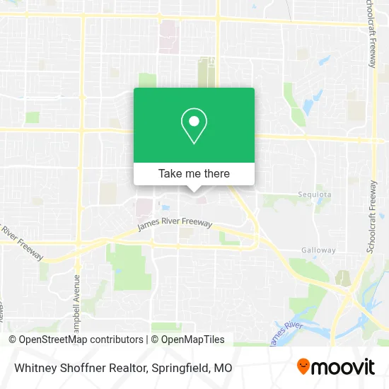 Whitney Shoffner Realtor map