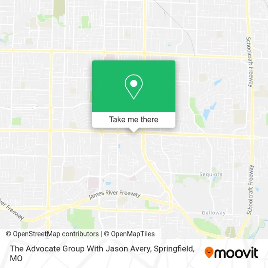 The Advocate Group With Jason Avery map
