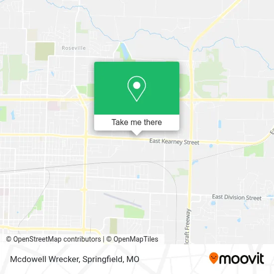 Mcdowell Wrecker map