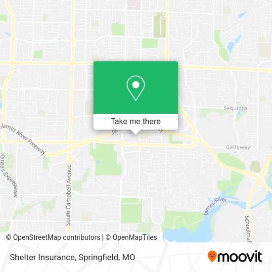 Shelter Insurance map
