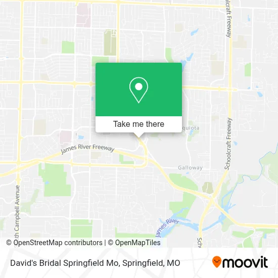 David's Bridal Springfield Mo map