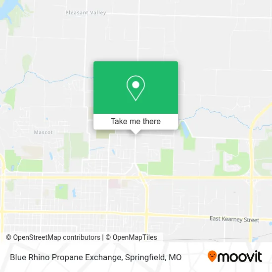 Blue Rhino Propane Exchange map