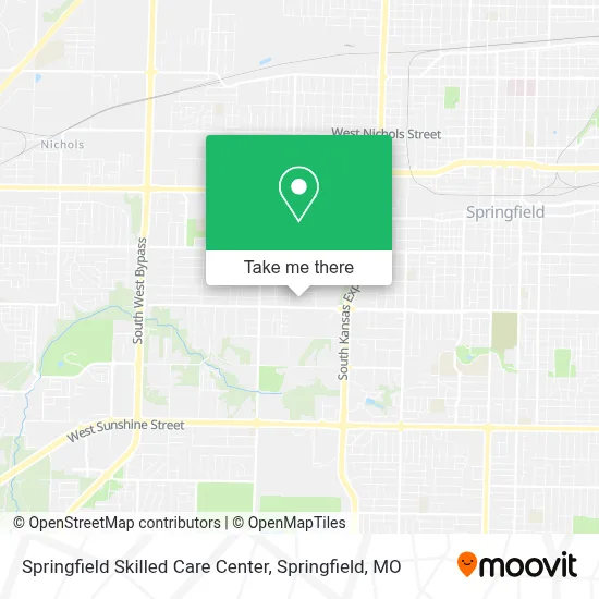 Springfield Skilled Care Center map