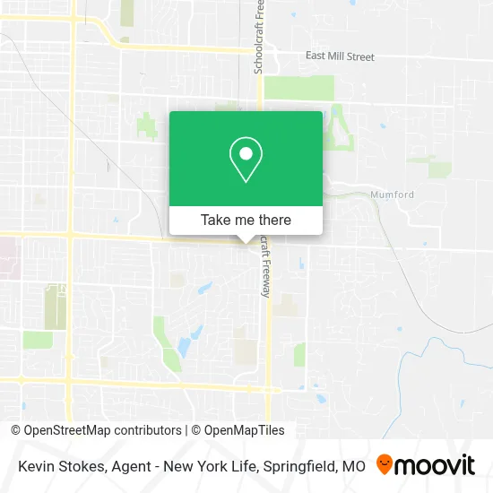 Kevin Stokes, Agent - New York Life map