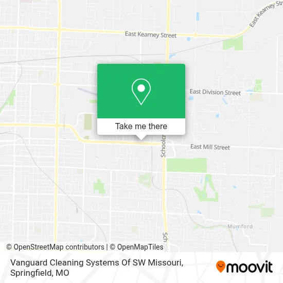 Vanguard Cleaning Systems Of SW Missouri map