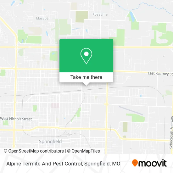 Mapa de Alpine Termite And Pest Control