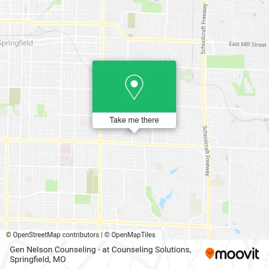 Gen Nelson Counseling - at Counseling Solutions map