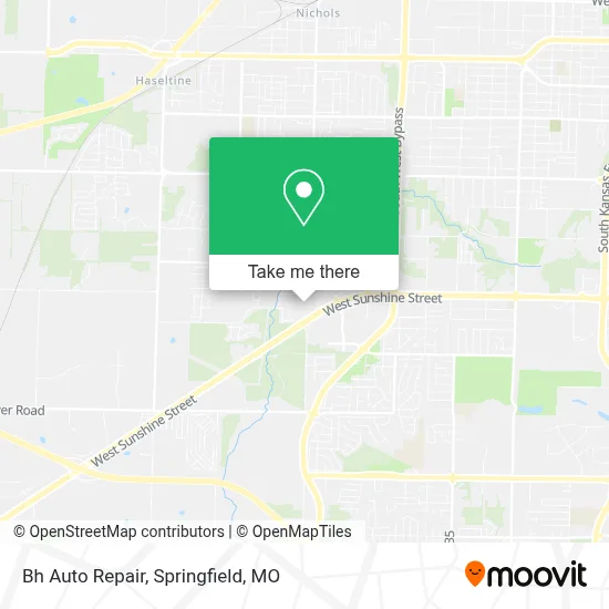 Bh Auto Repair map