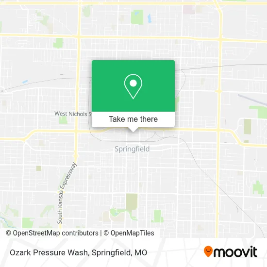 Ozark Pressure Wash map