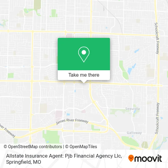 Allstate Insurance Agent: Pjb Financial Agency Llc map