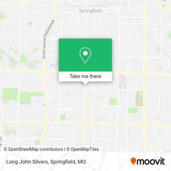 Long John Silvers map