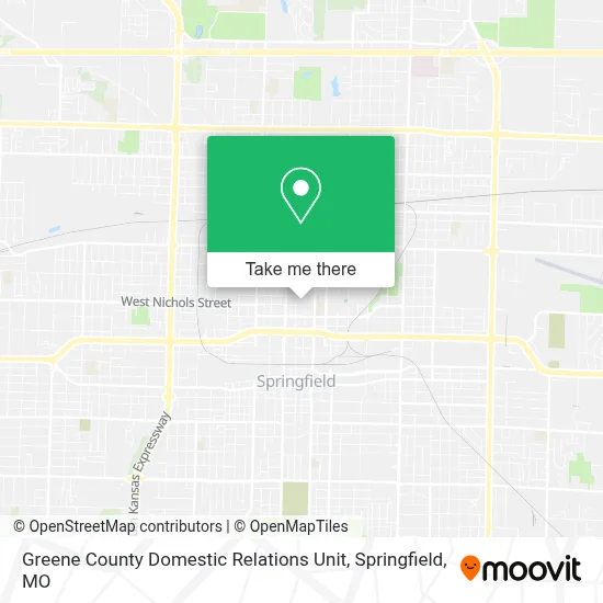Greene County Domestic Relations Unit map