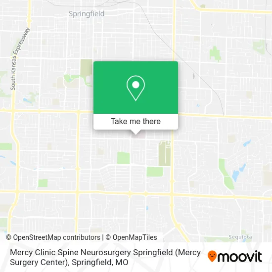Mercy Clinic Spine Neurosurgery Springfield (Mercy Surgery Center) map