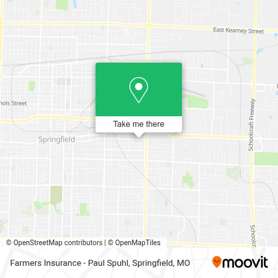 Farmers Insurance - Paul Spuhl map