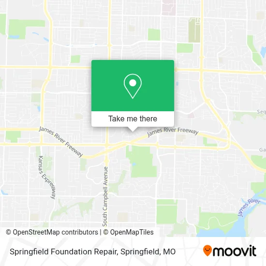 Mapa de Springfield Foundation Repair