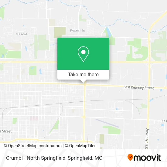 Crumbl - North Springfield map