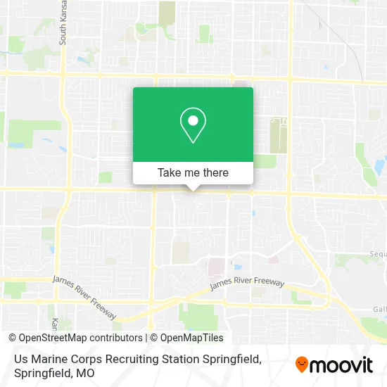 Us Marine Corps Recruiting Station Springfield map