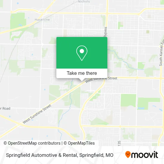 Springfield Automotive & Rental map