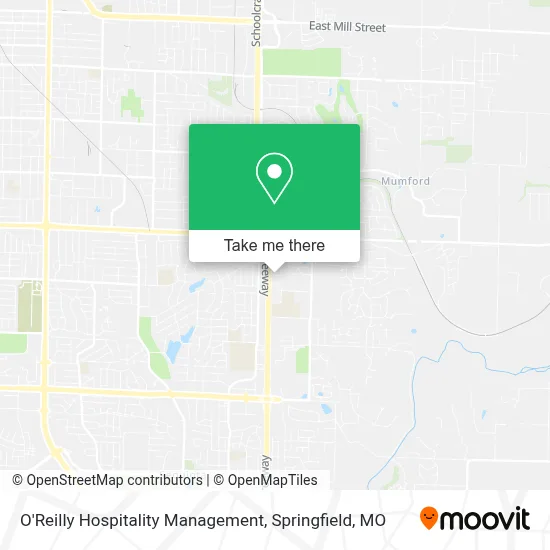 O'Reilly Hospitality Management map