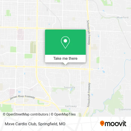 Mxve Cardio Club map