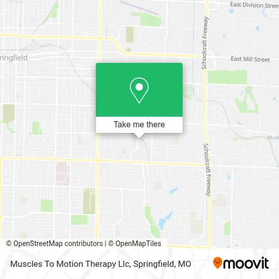 Muscles To Motion Therapy Llc map