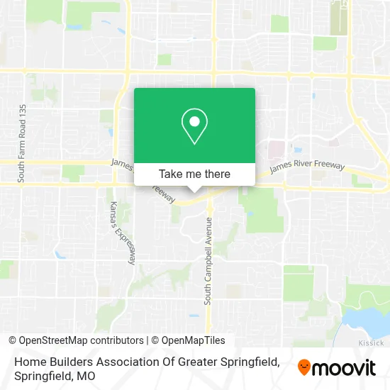 Home Builders Association Of Greater Springfield map