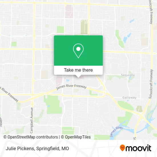 Julie Pickens map