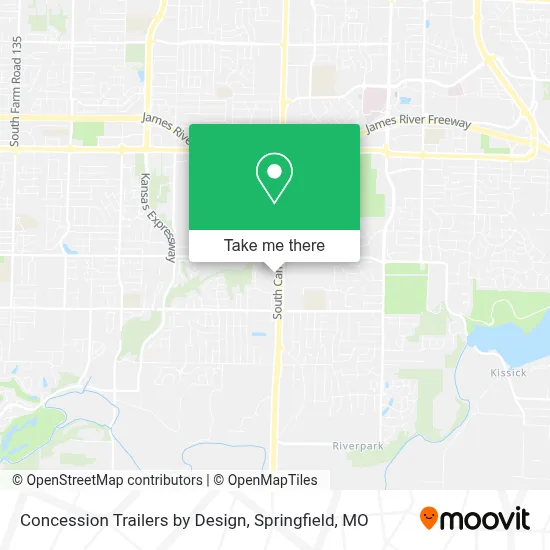 Concession Trailers by Design map