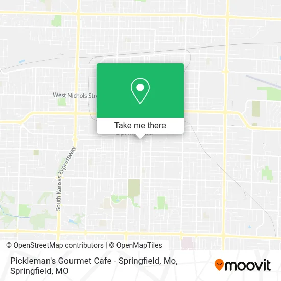 Pickleman's Gourmet Cafe - Springfield, Mo map