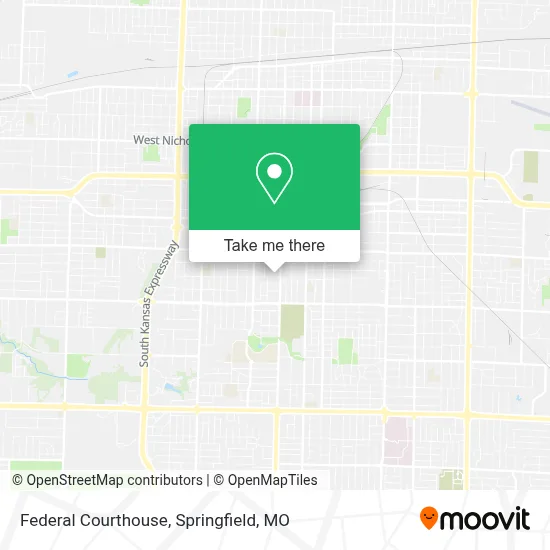 Federal Courthouse map