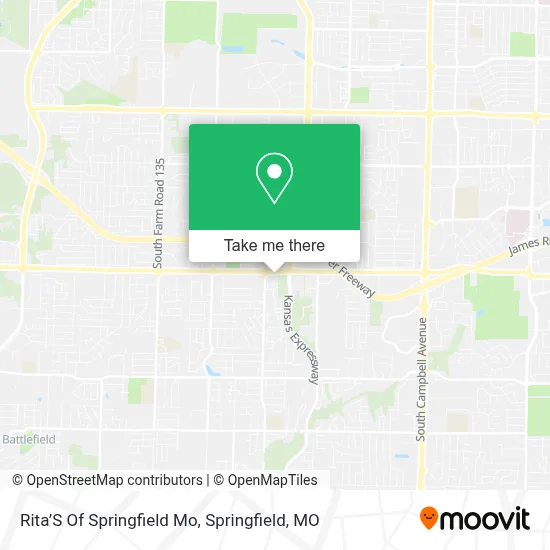 Mapa de Rita’S Of Springfield Mo