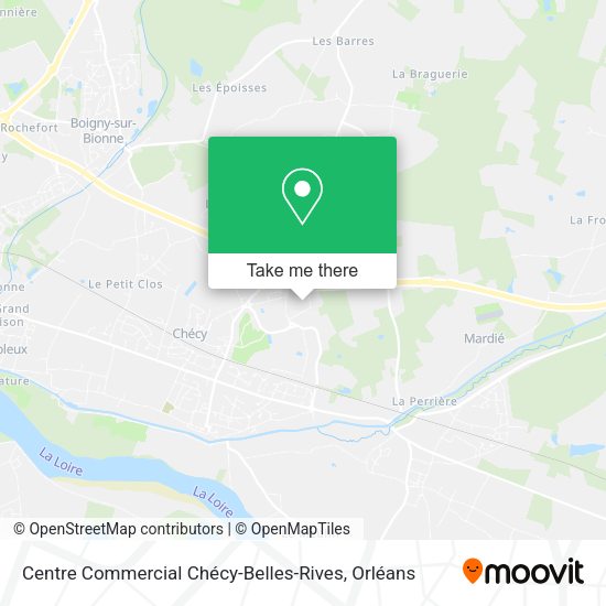 Centre Commercial Chécy-Belles-Rives map