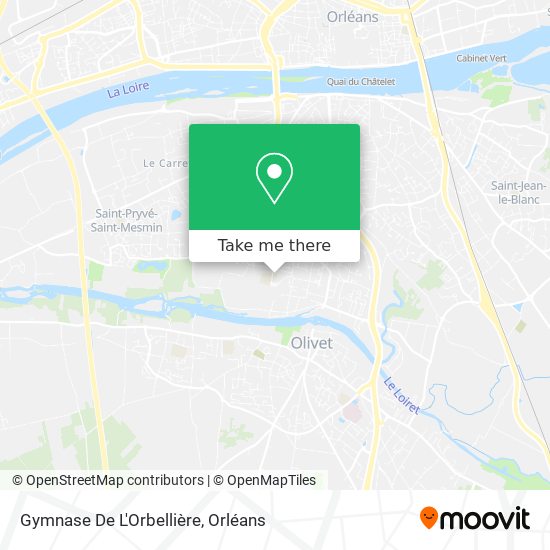 Gymnase De L'Orbellière map