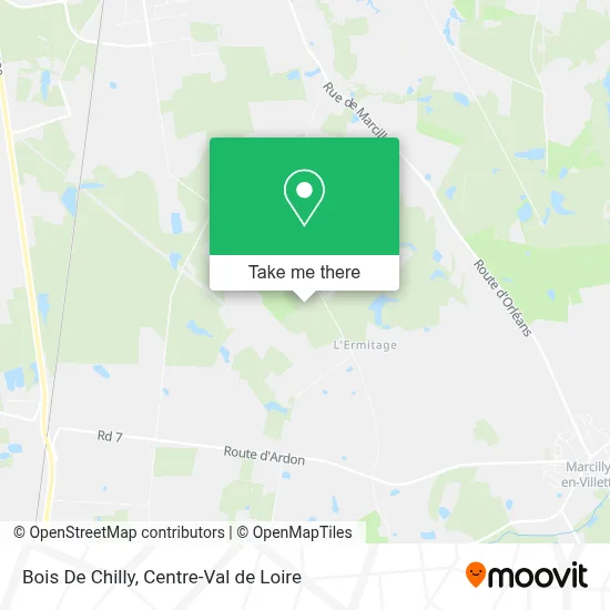 Bois De Chilly map