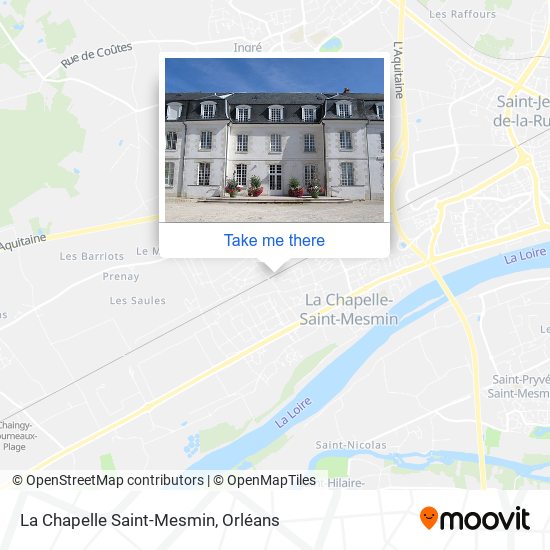 La Chapelle Saint-Mesmin map