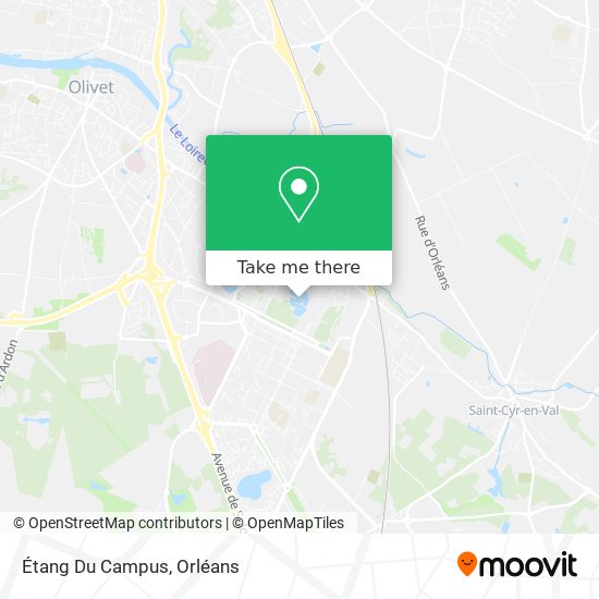Étang Du Campus map