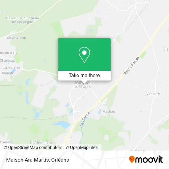 Maison Ara Martis map