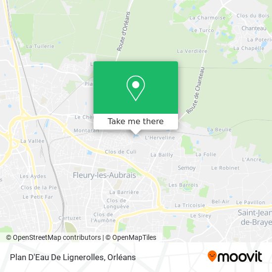 Plan D'Eau De Lignerolles map