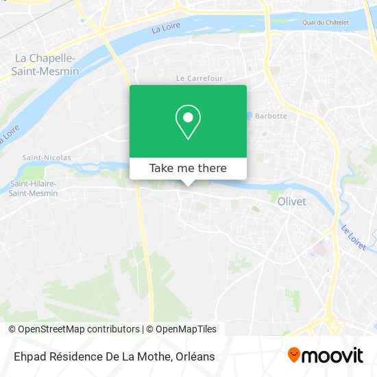 Ehpad Résidence De La Mothe map