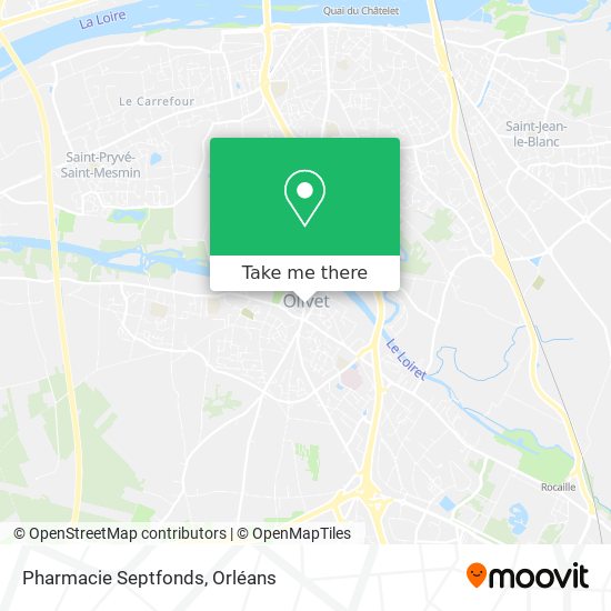 Pharmacie Septfonds map