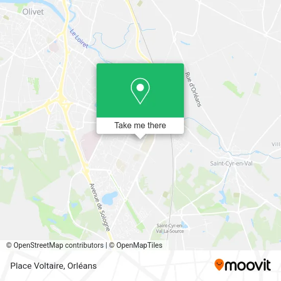 Place Voltaire map