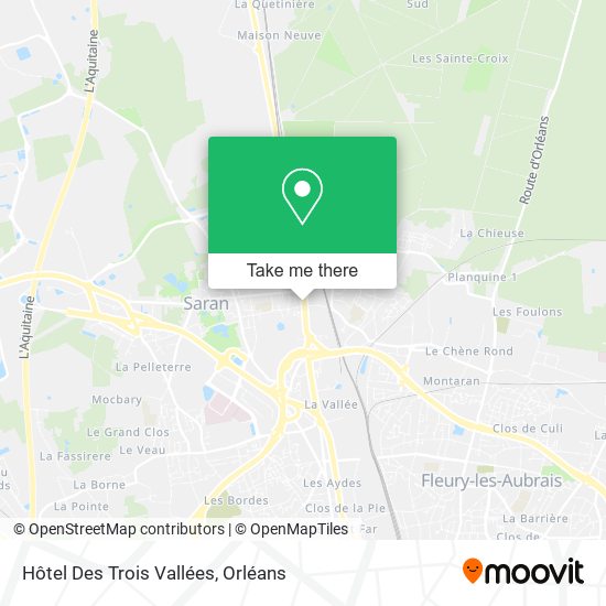 Hôtel Des Trois Vallées map
