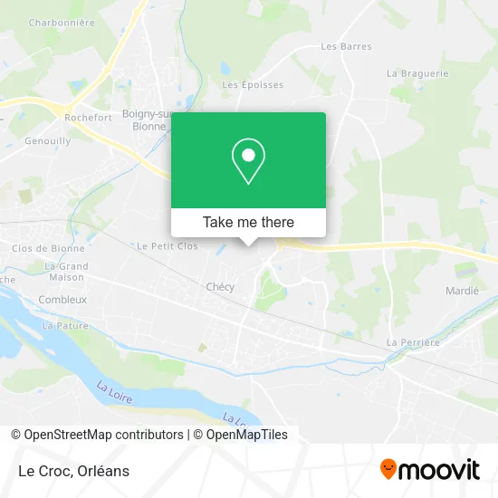 Le Croc map