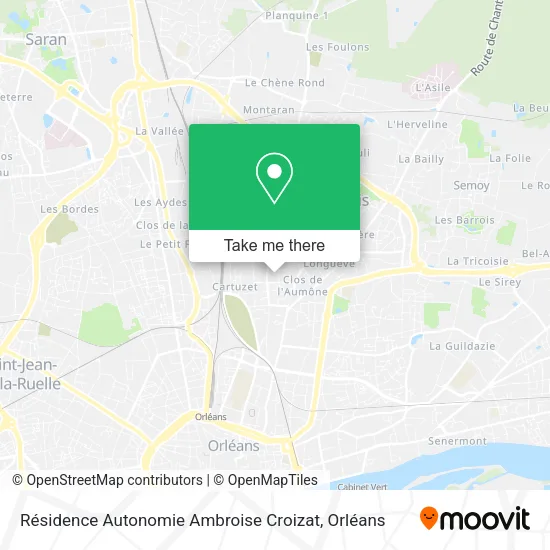 Résidence Autonomie Ambroise Croizat map