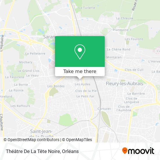 Théâtre De La Tête Noire map
