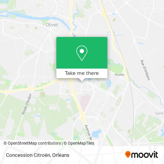 Concession Citroën map