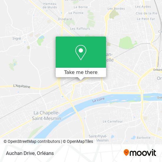 Mapa Auchan Drive