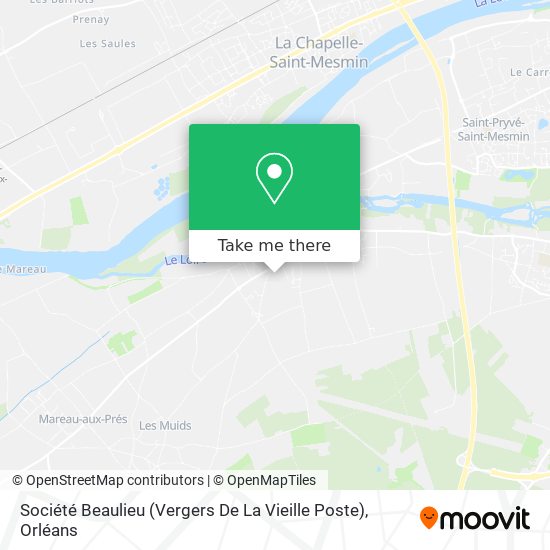 Mapa Société Beaulieu (Vergers De La Vieille Poste)