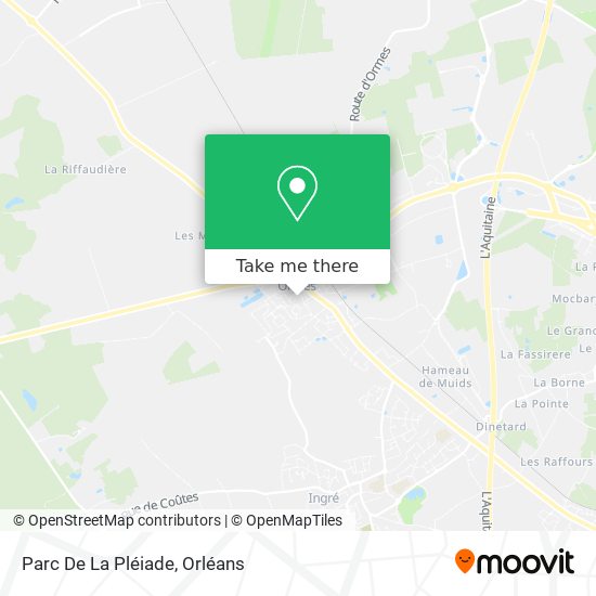 Parc De La Pléiade map