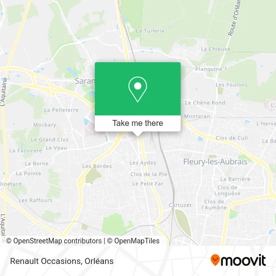 Renault Occasions map